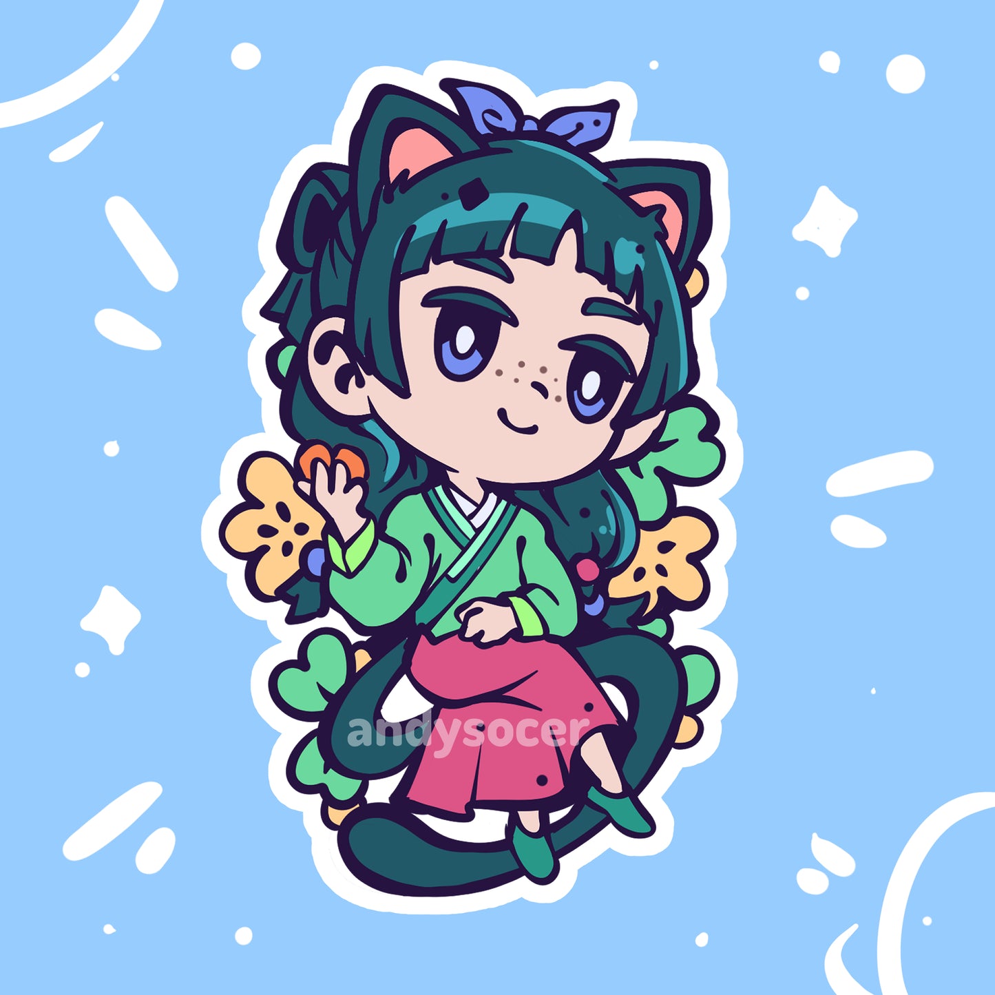 APOTHECARY DIARIES PAWS STICKERS