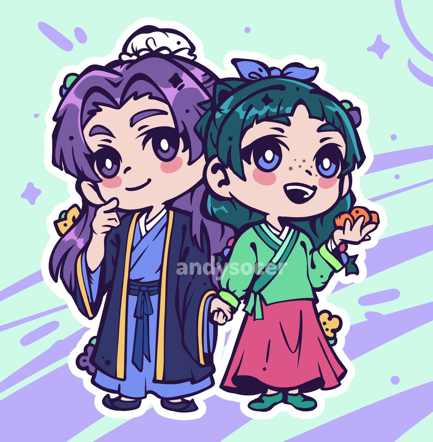 APOTHECARY DIARIES COUPLE STICKER