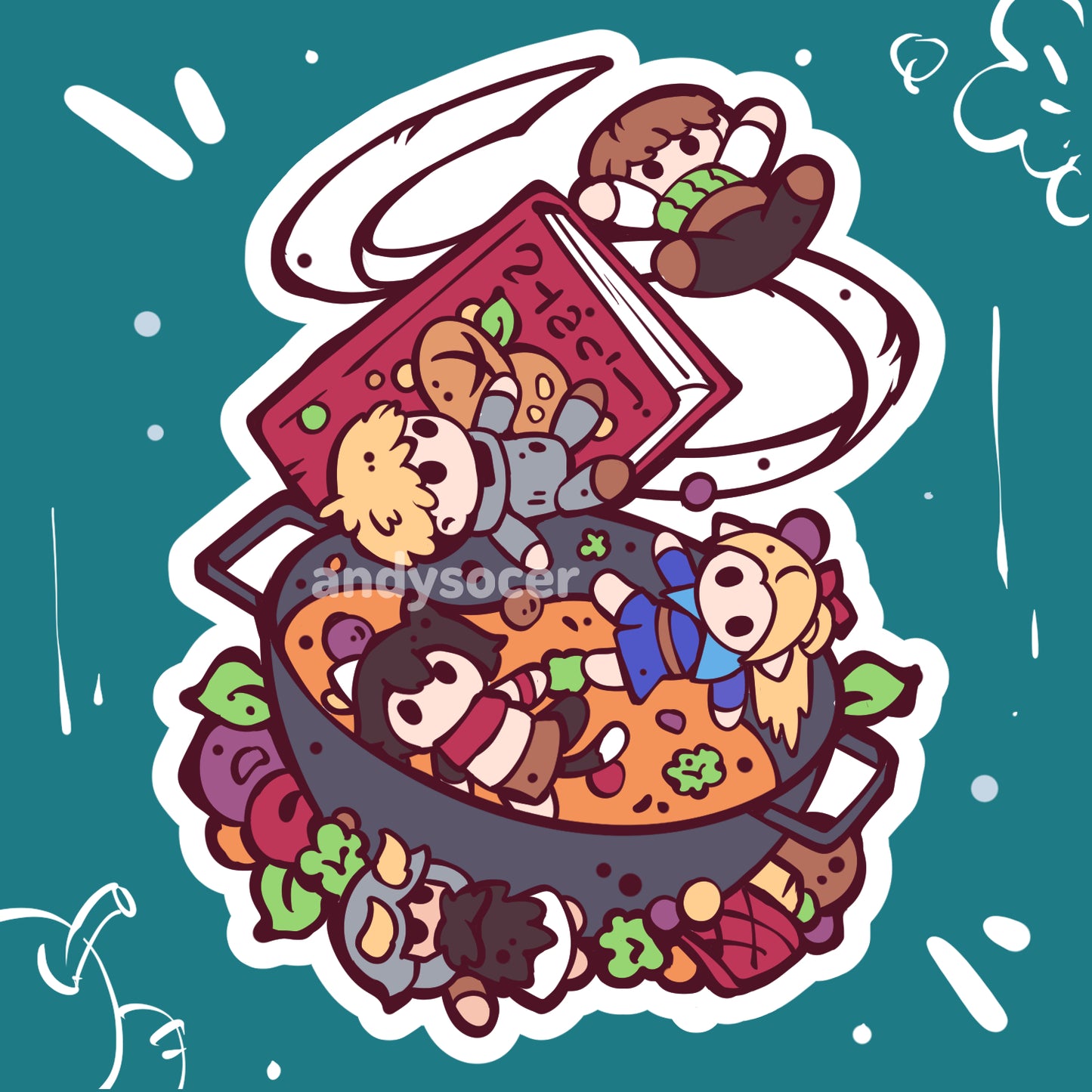 DUNGEON MESHI SOUP STICKER