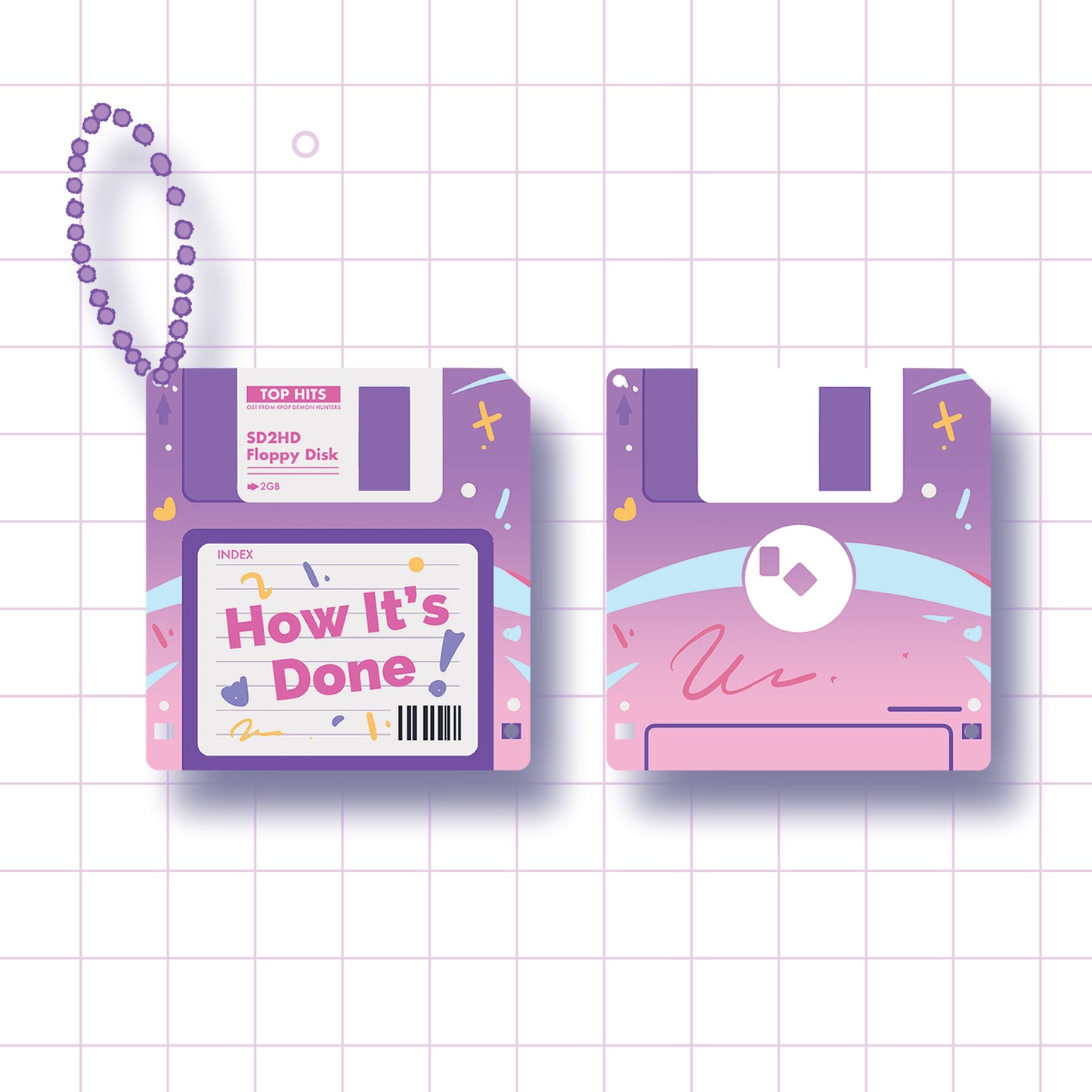 (PRE-ORDER) KPDH FLOPPY DISK CHARMS