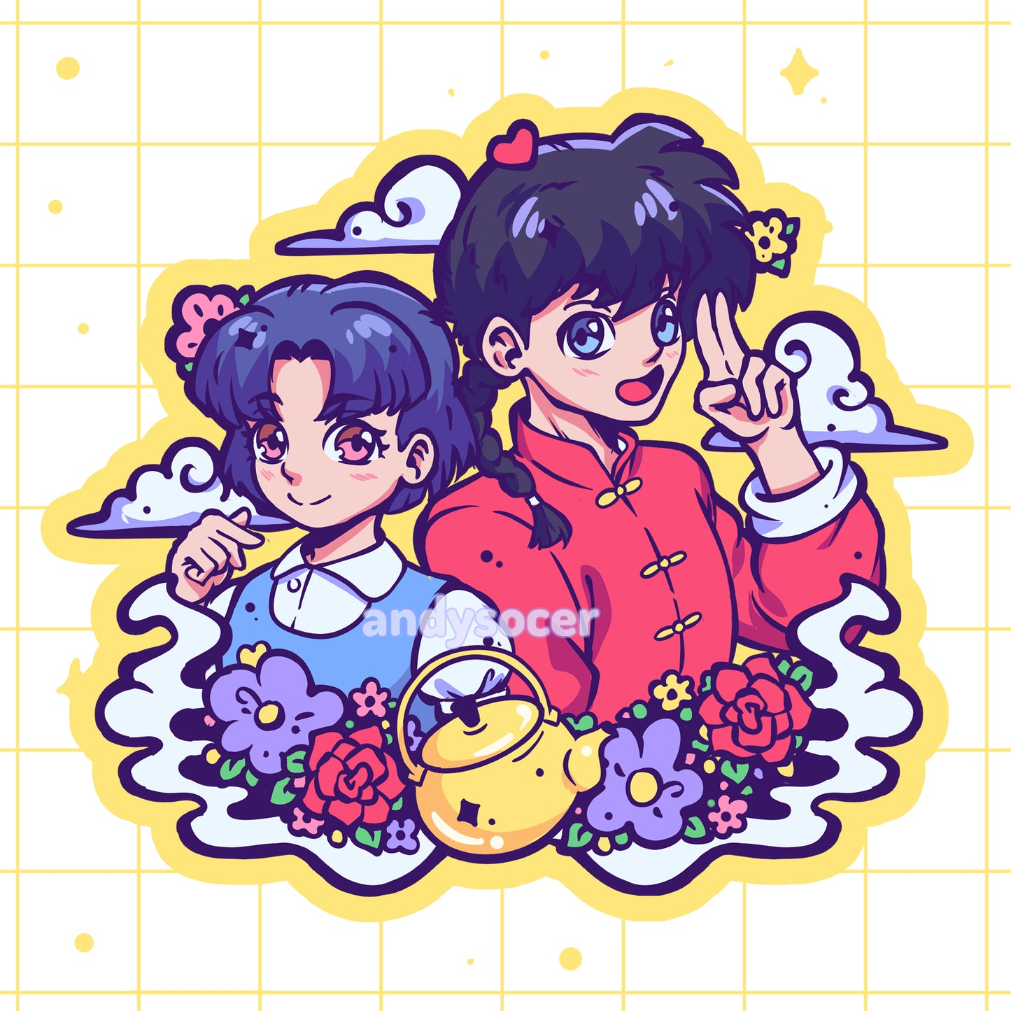 RANMA ACRYLIC CHARM