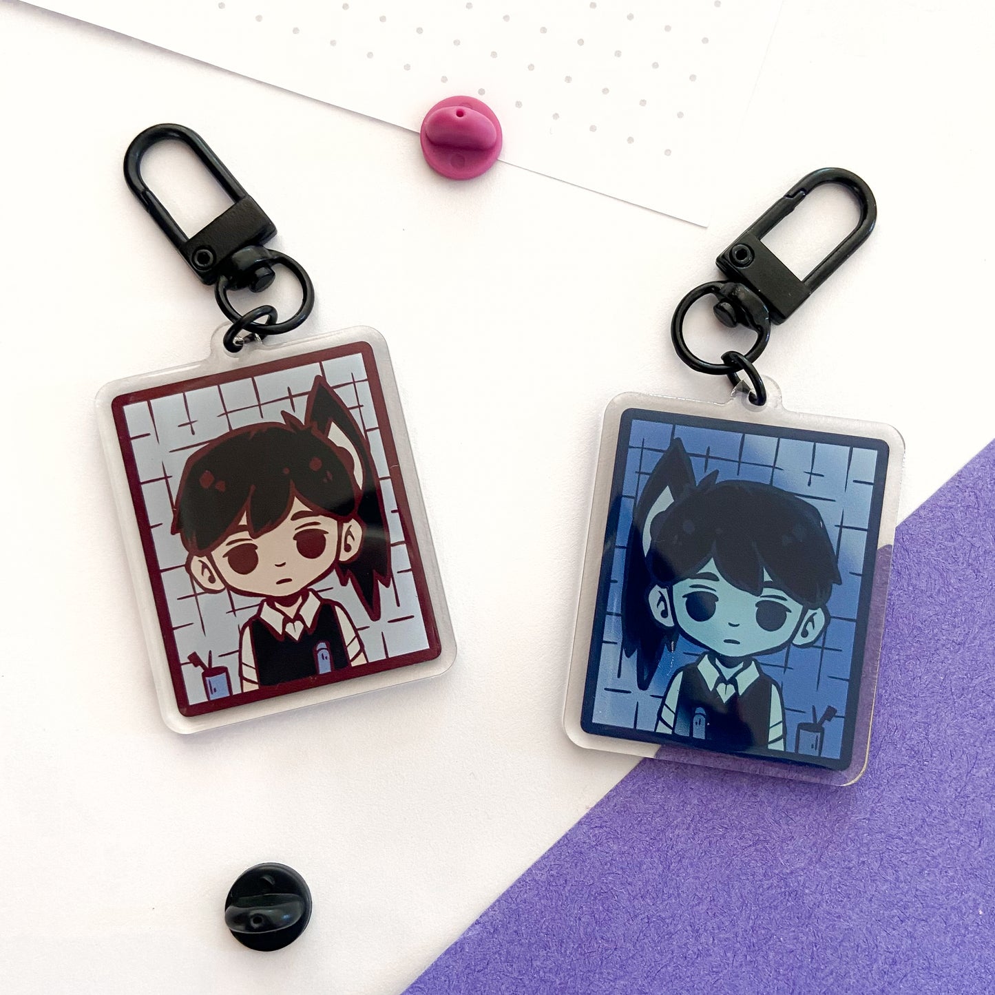 OMORI ACRYLIC CHARMS