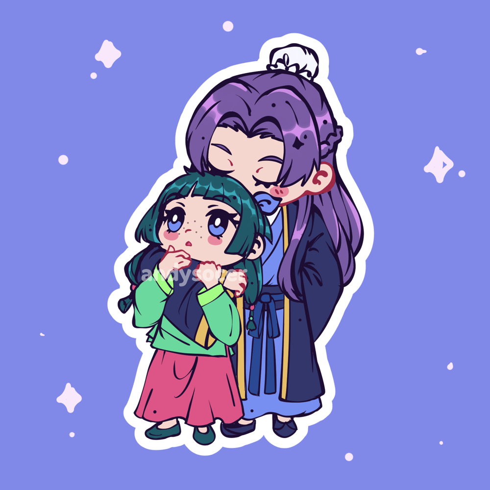 APOTHECARY DIARIES KISS STICKER