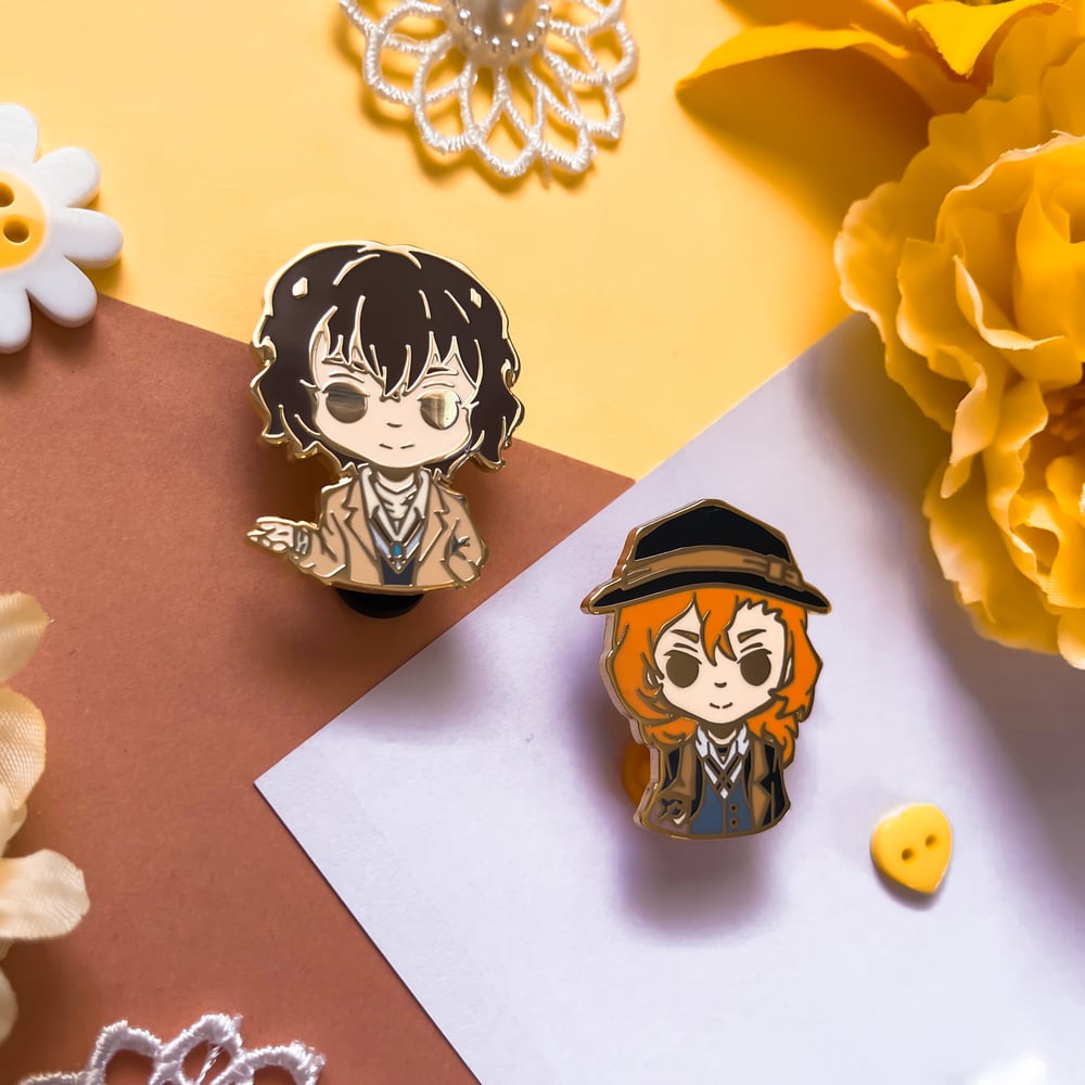 ANIME WRITERS ENAMEL PINS