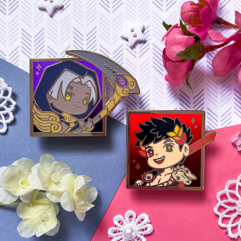 HADES ENAMEL PINS
