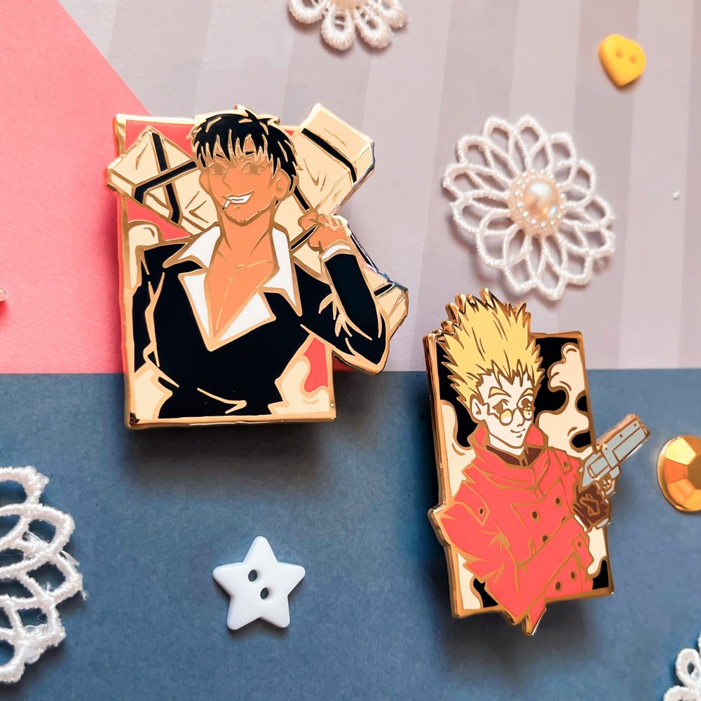TRIGUN ENAMEL PINS