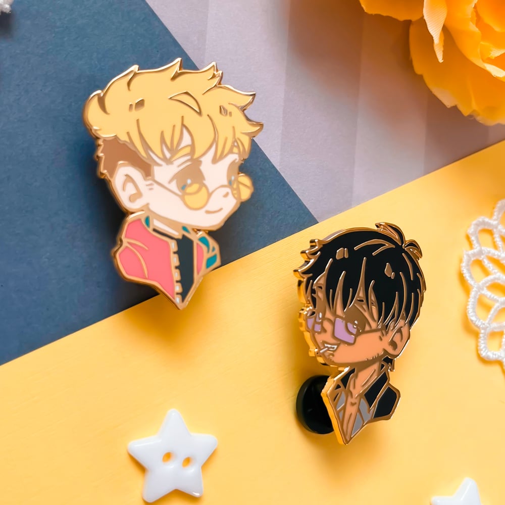 TRIGUN STAMPEDE CHIBI ENAMEL PINS