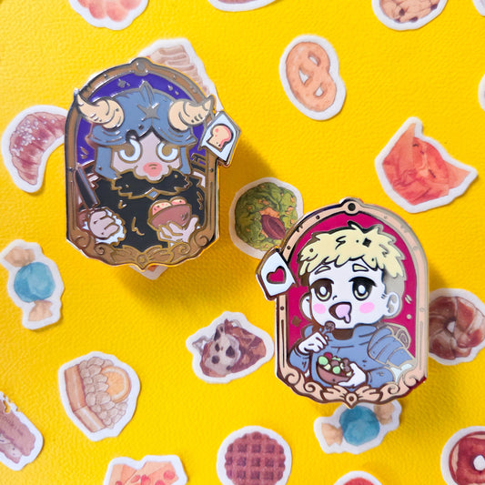 DUNGEON MESHI ENAMEL PINS