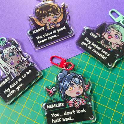 HADES II OTOME ACRYLIC CHARMS