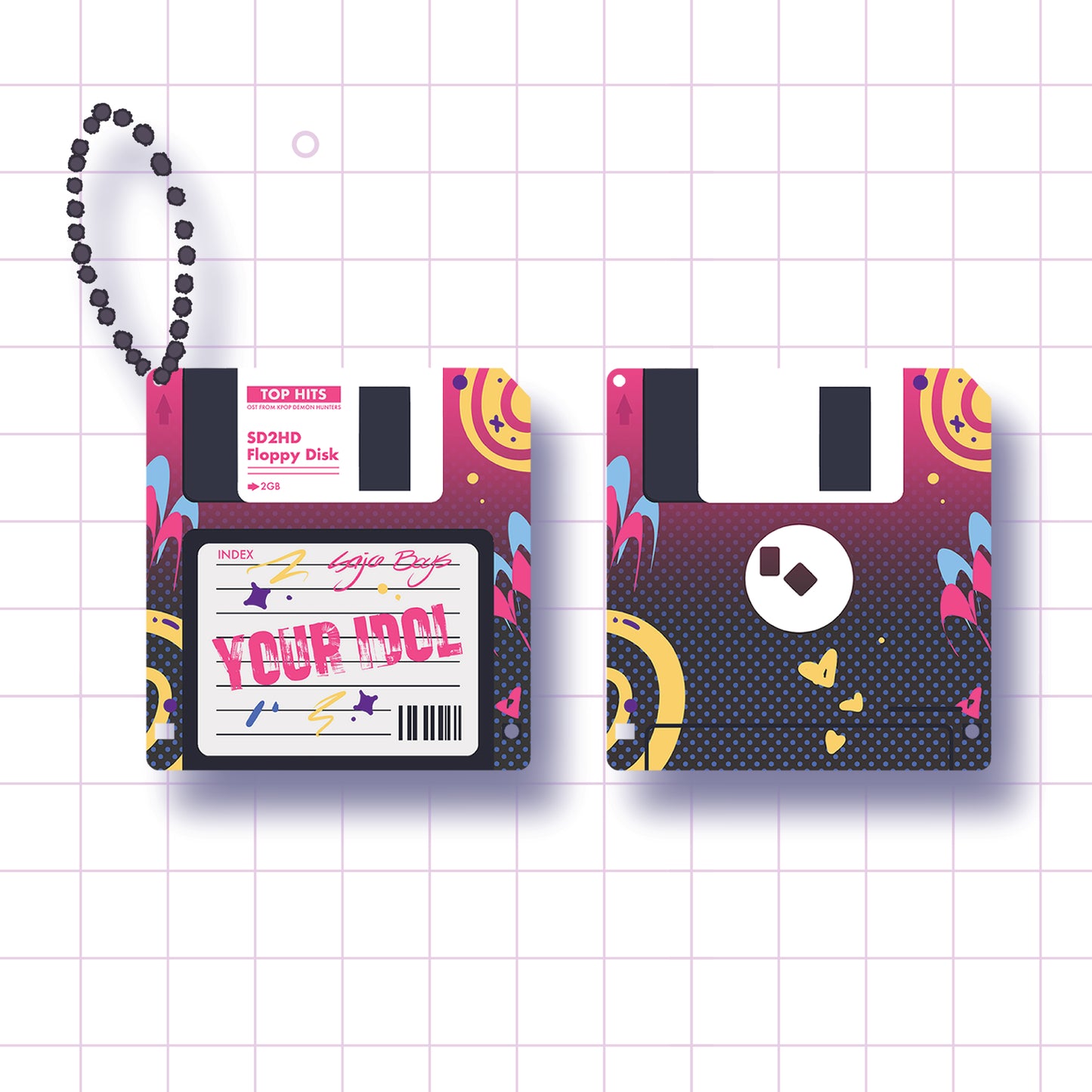 (PRE-ORDER) KPDH FLOPPY DISK CHARMS