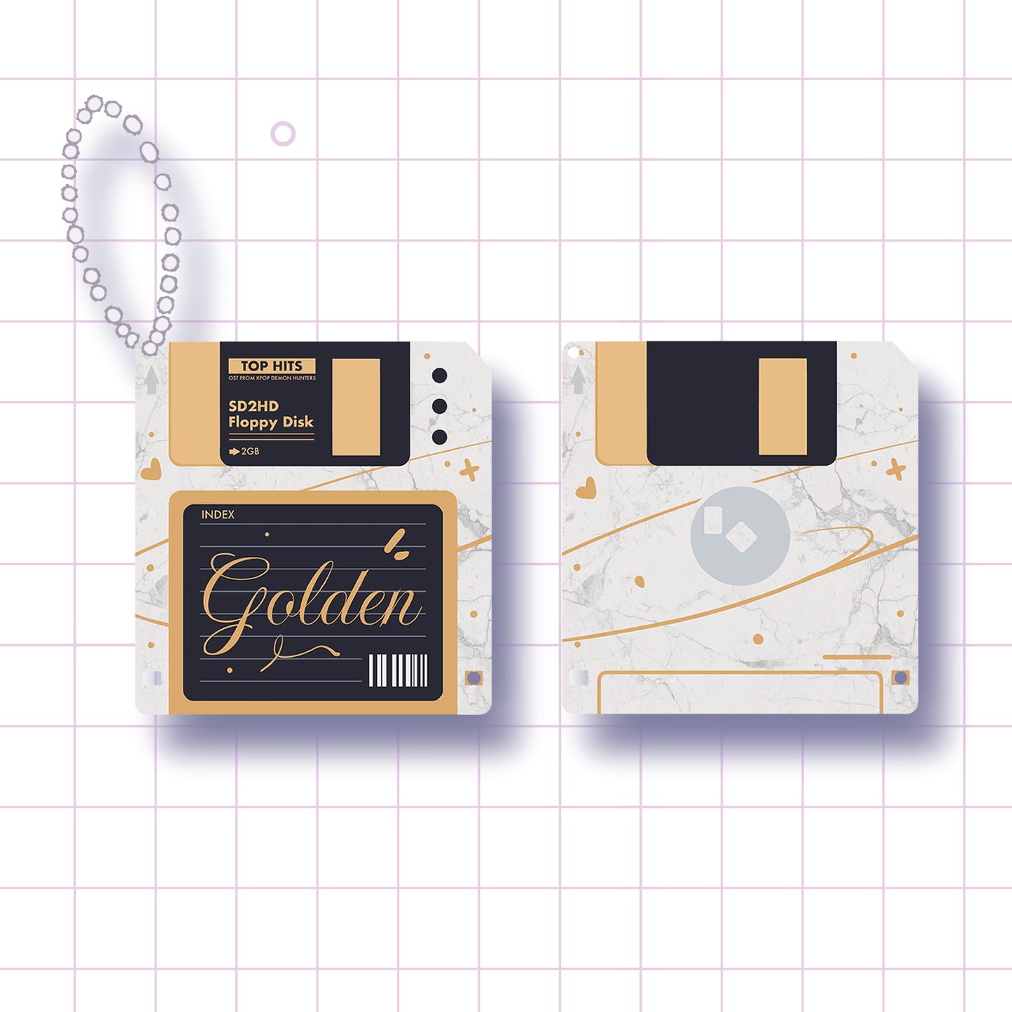 (PRE-ORDER) KPDH FLOPPY DISK CHARMS