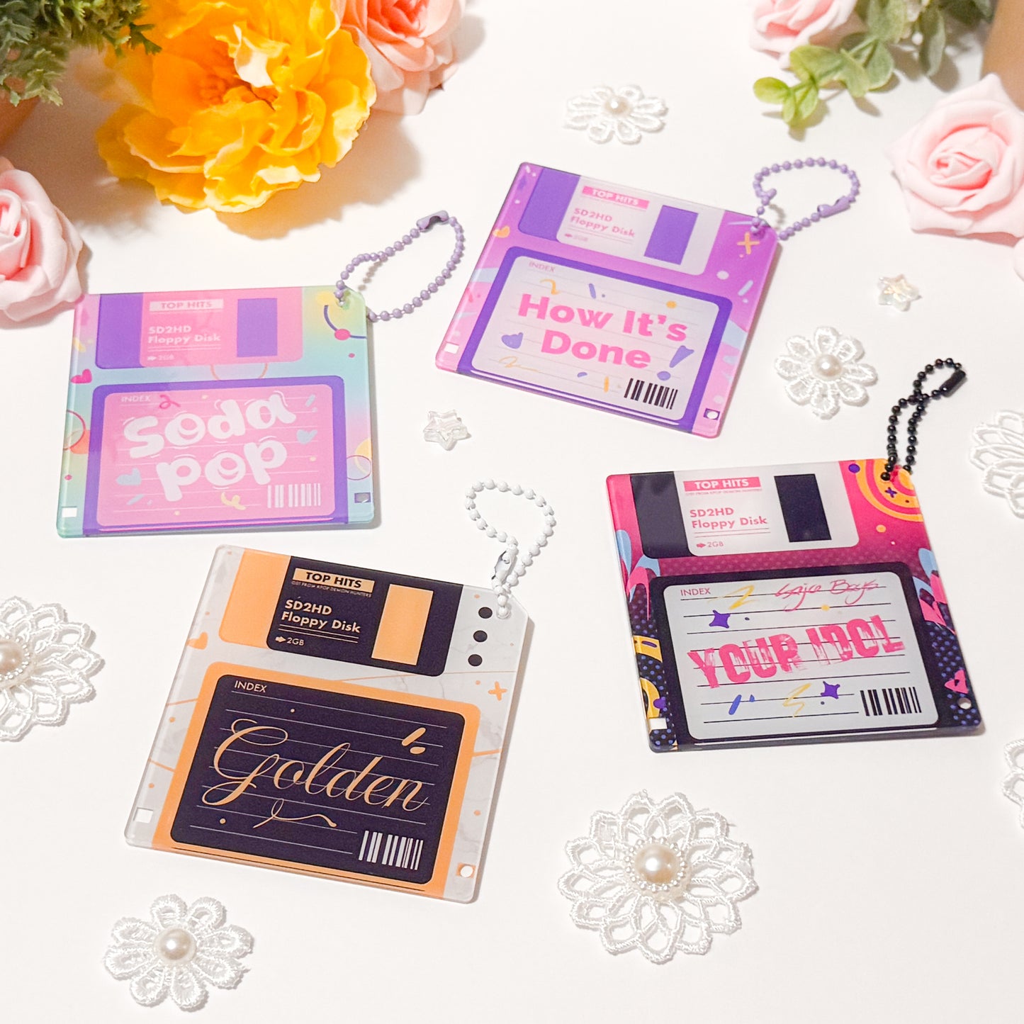 KPDH FLOPPY DISK CHARMS