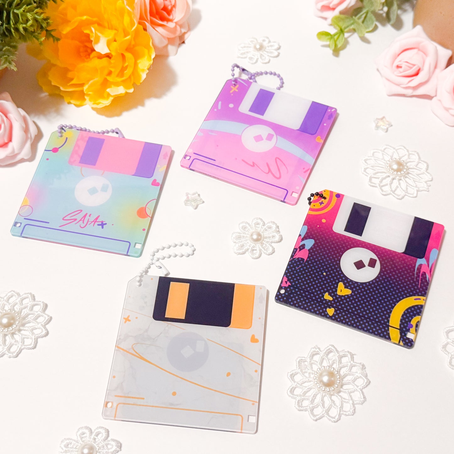 KPDH FLOPPY DISK CHARMS