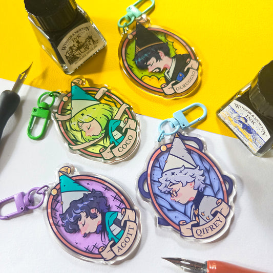 WHA PORTRAIT ACRYLIC CHARMS